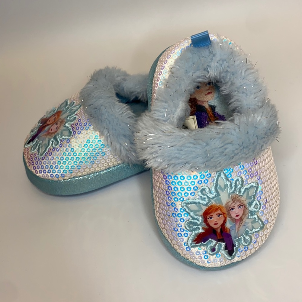 Girls Frozen Slippers